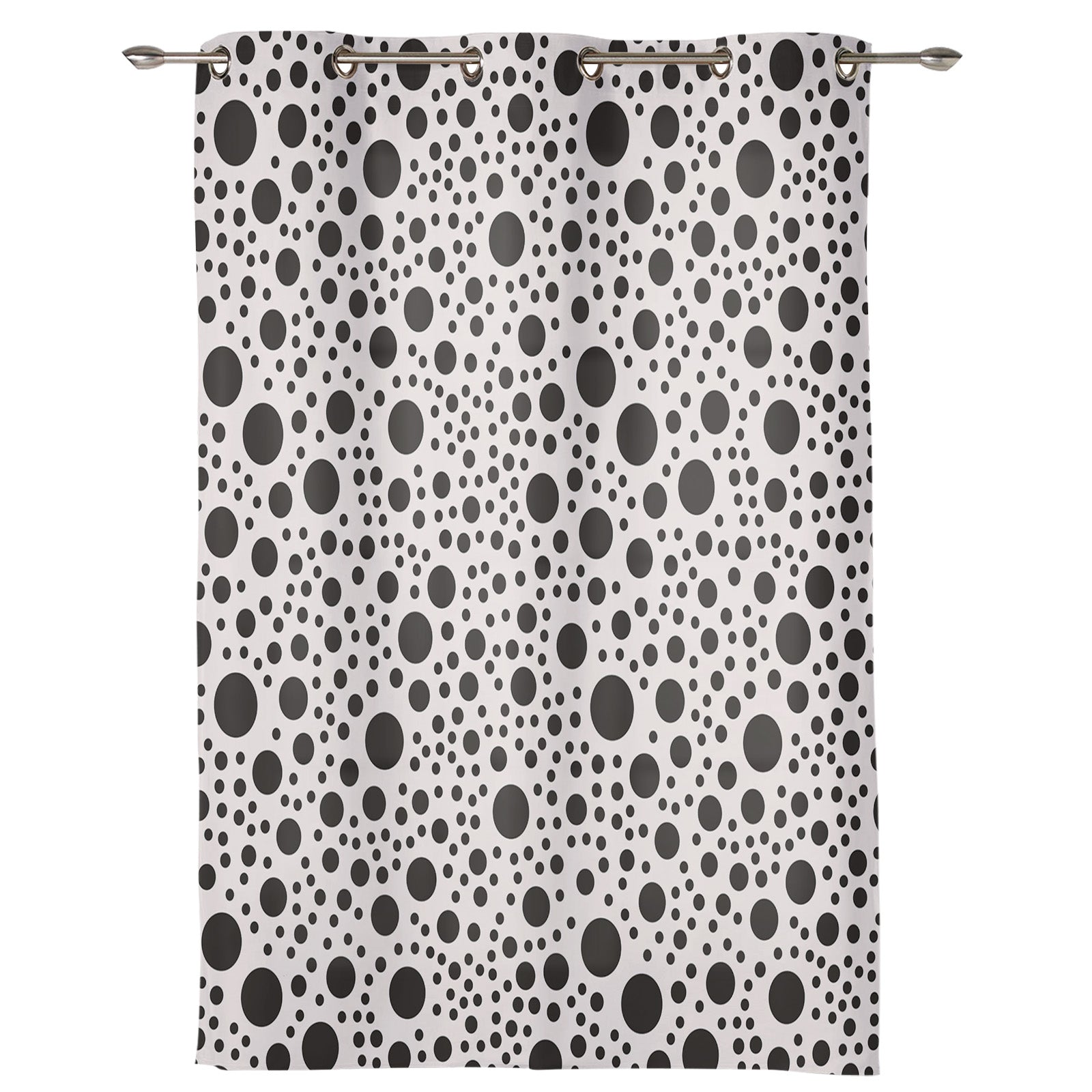 White dots Blackout Window Curtains - LeobonZone