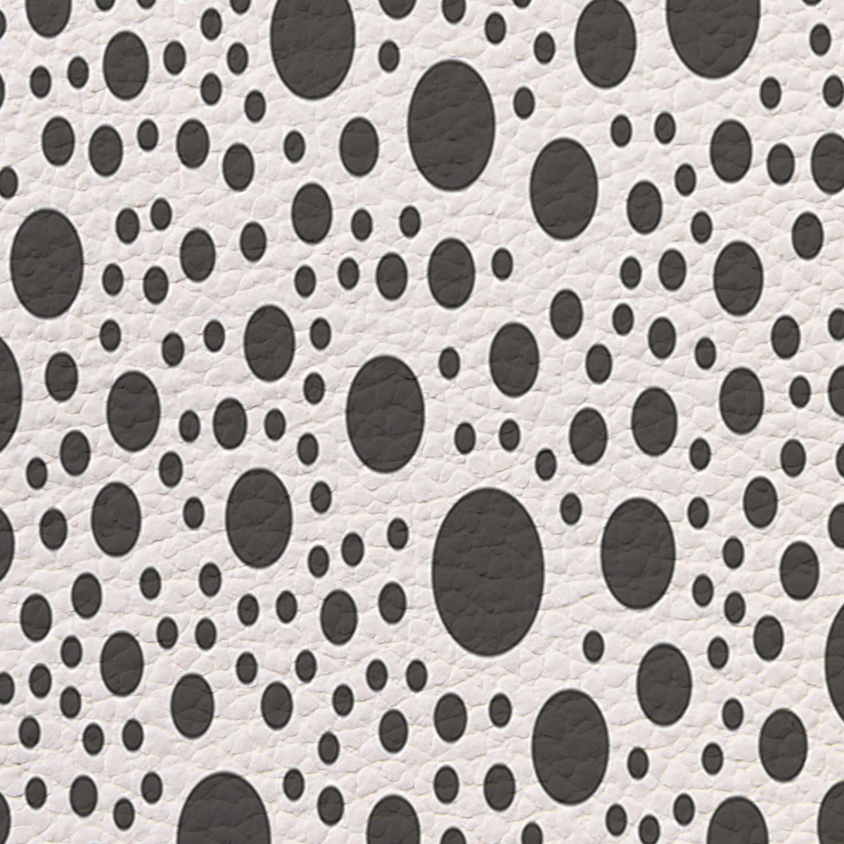 White dots Leather Doormat - LeobonZone