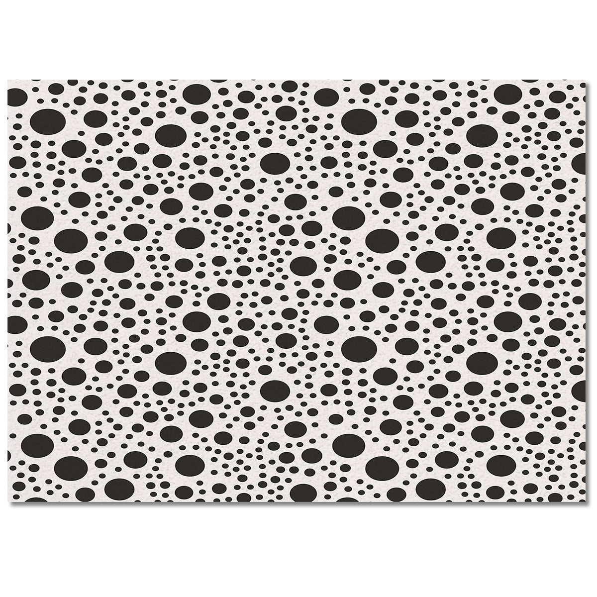 White dots Right Angle Felt Rugs - LeobonZone