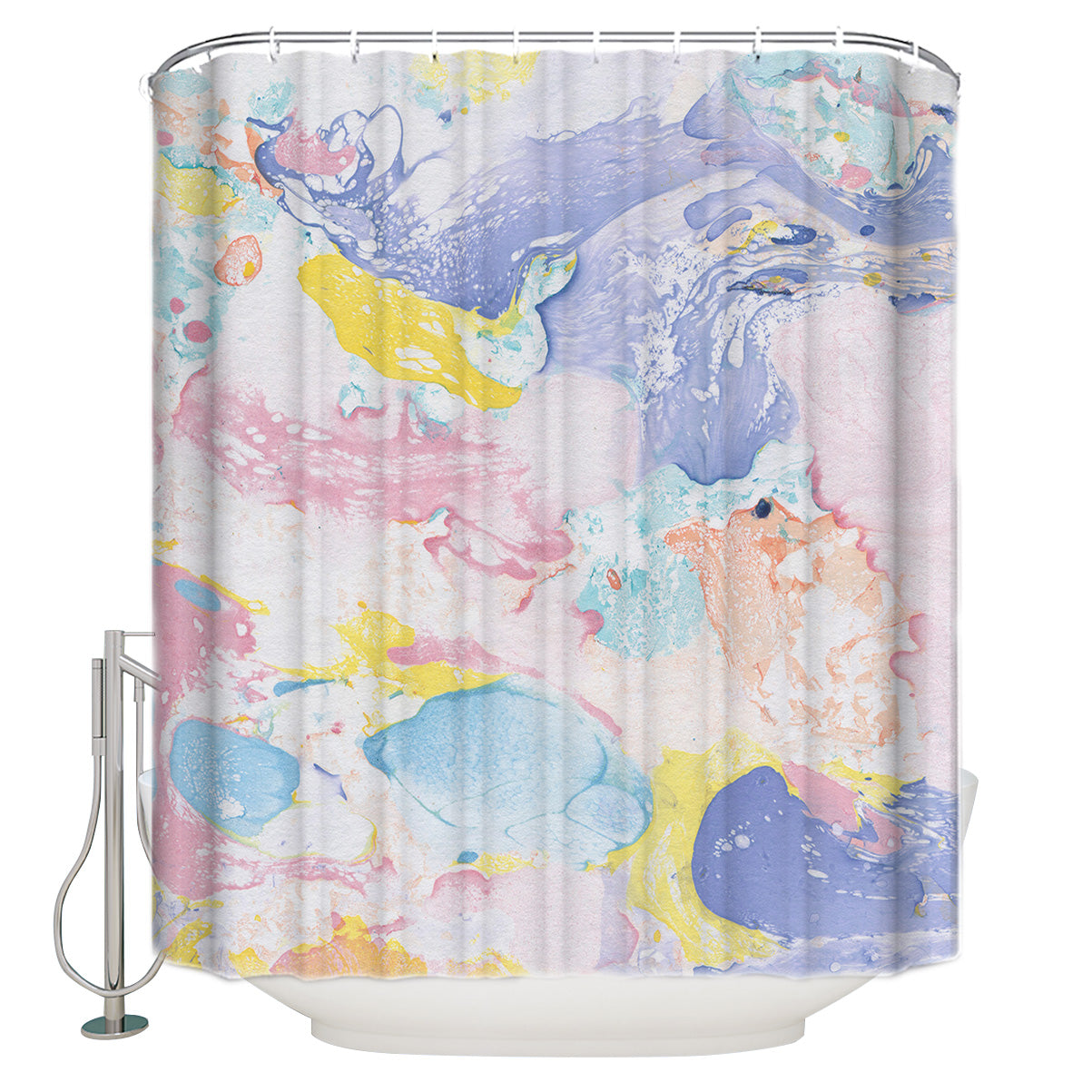 Beautiful Graffiti Waterproof Durable Shower Curtain - LeobonZone