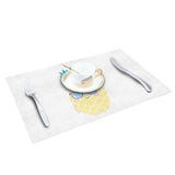 Summer fruit pineapple Personalized Table Placemats - LeobonZone