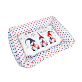 Tcolp.Pet American Independence Day Elements soft dog bed - LeobonZone