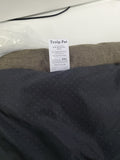 Tcolp.Pet White brown bottom footprint  soft Dog Bed - LeobonZone