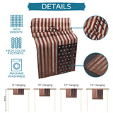 Independence day retro American flag Table Runner Place Mats - LeobonZone