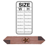 Retro American flag stars Sharp Angle Table Runner Place Mats - LeobonZone