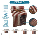 Retro American flag stars Table Runner Place Mats - LeobonZone
