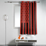 Red Retro American flag Independence Day window curtains - LeobonZone