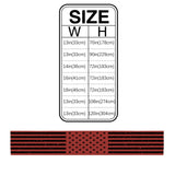 Red Retro American flag Independence Day Table Runner Place Mats - LeobonZone