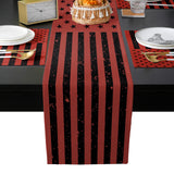 Red Retro American flag Independence Day Table Flag And Table Mat Suit - LeobonZone