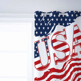 USA flag Independence Day Blackout Curtain - LeobonZone