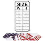 USA flag Independence Day Sharp Angle Table Runner Place Mats - LeobonZone
