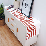 USA flag Independence Day Table Runner Place Mats - LeobonZone