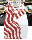 USA flag Independence Day Table Runner Place Mats
