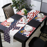 USA flag Independence Day Table Flag And Table Mat Suit