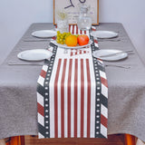 Red USA flag Independence Day Table Runner Place Mats - LeobonZone