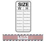 Red USA flag Independence Day Table Runner Place Mats - LeobonZone