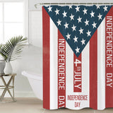 Independence Day Date Shower Curtain - LeobonZone