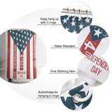 Independence Day Date Shower Curtain - LeobonZone