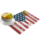 Independence Day Date Personalized Table Placemats - LeobonZone