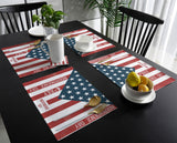 Independence Day Date Personalized Table Placemats - LeobonZone