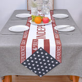 Independence Day Date Sharp Angle Table Runner Place Mats