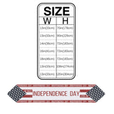 Independence Day Date Sharp Angle Table Runner Place Mats - LeobonZone