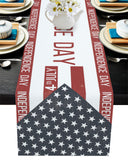 Independence Day Date Table Runner Place Mats - LeobonZone