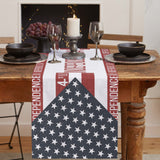 Independence Day Date Table Runner Place Mats - LeobonZone
