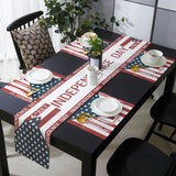 Independence Day Date Table Flag And Table Mat Suit