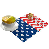 Star wave Independence Day Personalized Table Placemats