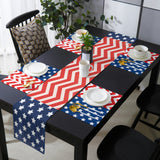 Star wave Independence Day Table Flag And Table Mat Suit