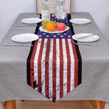 The white eagle logo of the retro America Sharp Angle Table Runner Place Mats - LeobonZone
