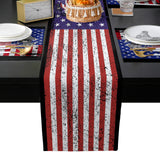 The white eagle logo of the retro America Table Flag And Table Mat Suit - LeobonZone