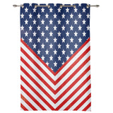 Creative flag of Independence Day window curtains - LeobonZone
