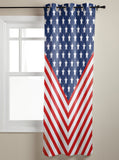 Creative flag of Independence Day window curtains - LeobonZone