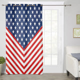 Creative flag of Independence Day window curtains - LeobonZone