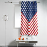 Creative flag of Independence Day window curtains - LeobonZone