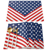 Creative flag of Independence Day Personalized Table Placemats - LeobonZone