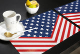 Creative flag of Independence Day Personalized Table Placemats - LeobonZone