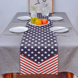 Creative flag of Independence Day Table Runner Place Mats - LeobonZone