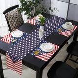 Creative flag of Independence Day Table Flag And Table Mat Suit - LeobonZone