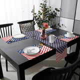 Creative flag of Independence Day Table Flag And Table Mat Suit - LeobonZone