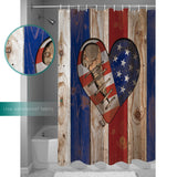 American Independence Day punk style Shower Curtain - LeobonZone