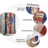 American Independence Day punk style Shower Curtain - LeobonZone