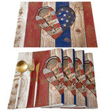 American Independence Day punk style Personalized Table Placemats - LeobonZone