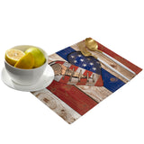 American Independence Day punk style Personalized Table Placemats - LeobonZone