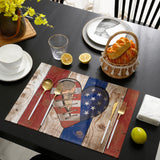 American Independence Day punk style Personalized Table Placemats - LeobonZone