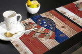 American Independence Day punk style Personalized Table Placemats - LeobonZone