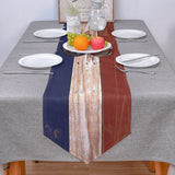 American Independence Day punk style Sharp Angle Table Runner Place Mats - LeobonZone