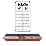 American Independence Day punk style Sharp Angle Table Runner Place Mats - LeobonZone